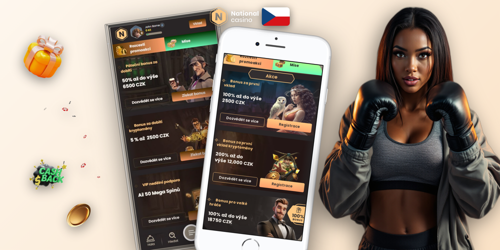 Tři kroky aktivace promo kódu National Casino – registrace, kód a vklad
